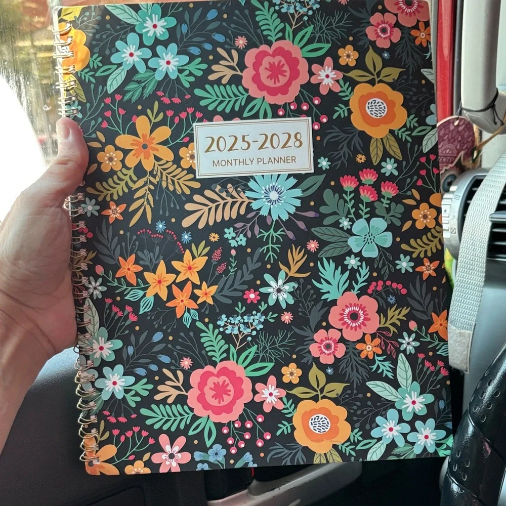 Artfan Floral Monthly Planner 2025-2028